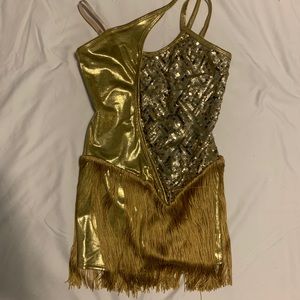 Kids sparkly tap or Jazz costume